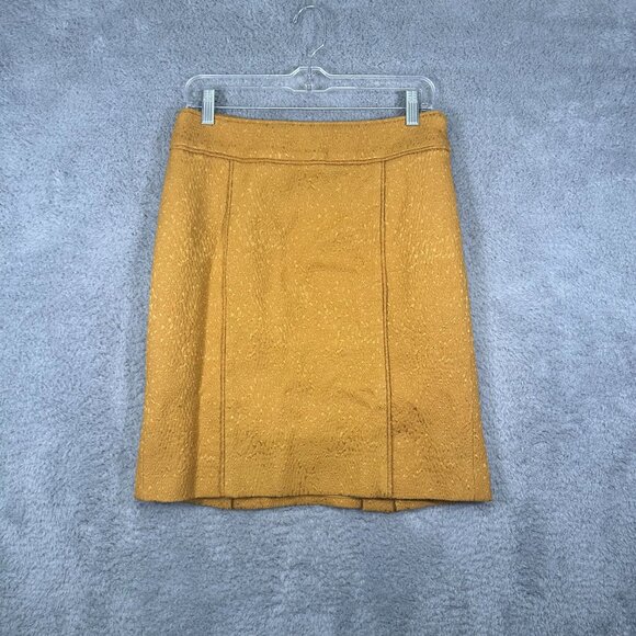 [BANANA‎ REPUBLIC] Mustard yellow gold pencil skirt - Picture 2 of 12